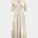 Nylah Vestido Midi A Line Encanto Vintage Premium Exclusivo