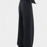 Oaklynn Pantalón Recto Drapado Colección Exclusiva De Lujo
