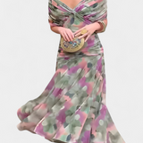 Alondra Vestido Largo Estampado Floral Fantasía Exclusivo