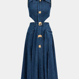 Alia Vestido de Mezclilla con Corte Moderno Exclusivo