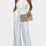 Sibyl Conjunto Elegante Dos Piezas Halter Exclusivo