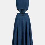 Alia Vestido de Mezclilla con Corte Moderno Exclusivo
