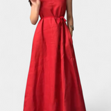 Rosetta Vestido A Línea Colección Rosetta Lazo Exclusivo
