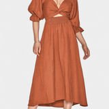 Petra Vestido Colección Exclusivo Niveles Cuerpo Fruncido