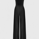 Llona Mono Elegante Sin Mangas Sastrería Refinada Exclusiva