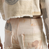 Lucía Jeans Pierna Ancha Cintura Alta Denim Algodón Premium