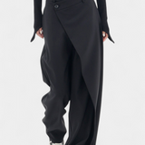 Oaklynn Pantalón Recto Drapado Colección Exclusiva De Lujo
