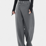 Oaklynn Pantalón Recto Drapado Colección Exclusiva De Lujo