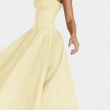 Felicity Vestido Midi Corsé Sin Mangas Colección Exclusiva
