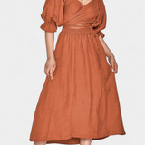 Petra Vestido Colección Exclusivo Niveles Cuerpo Fruncido