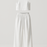 Avelina Conjunto Minimalista Algodón Y Lino Exclusivo