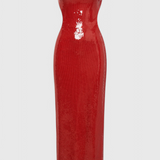 Ariana Maxi Bodycon Vestido Seda Kendra Colección Exclusiva