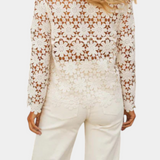 Sunspell Blusa Bordada Floral Colección Exclusiva Limitada