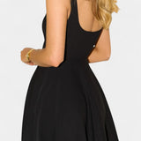 Mary Vestido Midi Aline Sin Mangas Colección Lujo Exclusiva