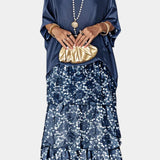 Caroline Vestido Maxi Batwing Estampado Edición Limitada