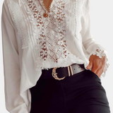 Elvira Blusa de Encaje Colección Premium Exclusiva