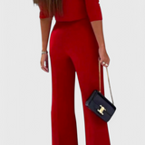 Cleo Conjunto Pantalón Y Top Algodón Y Poliéster Exclusivo