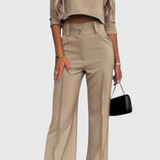 Cleo Conjunto Pantalón Y Top Algodón Y Poliéster Exclusivo