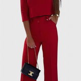Cleo Conjunto Pantalón Y Top Algodón Y Poliéster Exclusivo