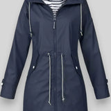 Aria Estilosa Chaqueta De Lluvia Impermeable Exclusiva