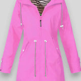 Aria Estilosa Chaqueta De Lluvia Impermeable Exclusiva