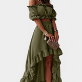 Katja Conjunto Dos Piezas Off Shoulder Colección Exclusivo