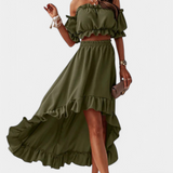 Katja Conjunto Dos Piezas Off Shoulder Colección Exclusivo