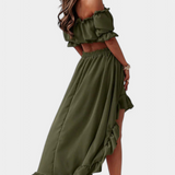 Katja Conjunto Dos Piezas Off Shoulder Colección Exclusivo