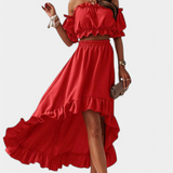 Katja Conjunto Dos Piezas Off Shoulder Colección Exclusivo