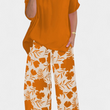 Aivy Conjunto Floral Dos Piezas Colección Toque Relajado