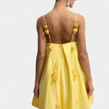 Hedda Vestido Mini Rosa Detalle Corsé Exclusiva Espagueti