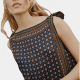 Lorena Vestido Mini Montmartre Foulard Seda Simulada Élite