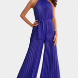 Patrizia Mono Palazzo Plisado Cuello Halter Limitada
