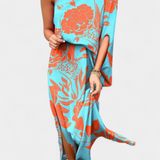Carlena Vestido Un Hombro Estampado Romántico Exclusivo