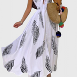 Zoya Vestido Boho Con Tirantes Algodón Transpirable Refinado