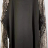 Flor Blusa Con Mangas Tul Y Acentos Strass Exclusiva