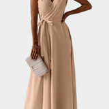Marla Vestido Largo Silueta Fluida Tejido Suave Exclusiva