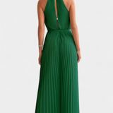 Patrizia Mono Palazzo Plisado Cuello Halter Limitada
