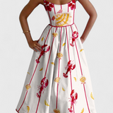 Maricela Vestido Vintage Sardinas Colección Limitada