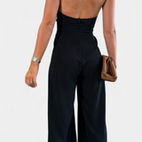 Jessica Mono Halter Cruzado Sin Espalda Pierna Exclusiva