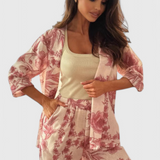 Conjunto Odile Algodón Suave Exclusivo Manga 3/4 Bolsillos
