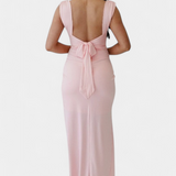 Viveka Vestido Lazo Espalda Elástico Premium Exclusiva