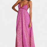 Lexa Exclusiva Vestido Boho Chiffon Espalda Descubierta