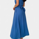 Meryl Vestido Camisero de Botones Lazo Ajustable Premium