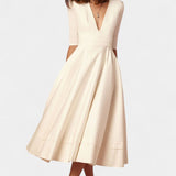 Nylah Vestido Midi A Line Encanto Vintage Premium Exclusivo