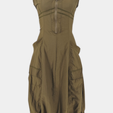 Katana Vestido Midi Colección Burbuja Corsé Exclusivo