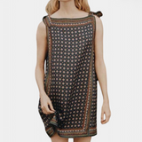 Lorena Vestido Mini Montmartre Foulard Seda Simulada Élite