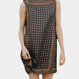 Lorena Vestido Mini Montmartre Foulard Seda Simulada Élite