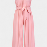 Patrizia Mono Palazzo Plisado Cuello Halter Limitada