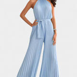 Patrizia Mono Palazzo Plisado Cuello Halter Limitada